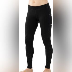 Smartwool Merino Wool PhD Tights Leggings Running Hiking Black Small